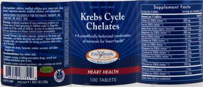 Photo of the Enzymatic Therapy Krebs Cycle Chelates label