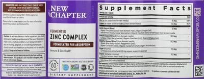 Fermented Zinc Complex