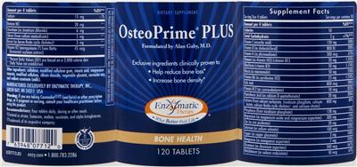 Photo of the Nature's Way OsteoPrime Plus label