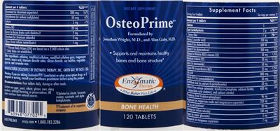 Photo of the Nature's Way OsteoPrime label