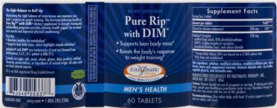 Photo of the Enzymatic Therapy Pure Rip With DIM label