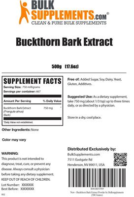 Buckthorn Bark Extract
