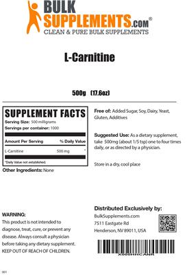 l carnitine pills bulk supplements L-Carnitine (Label) | Dietary Supplement Label Database (DSLD) DIHEXA 10MG SEMAX Size:250 g