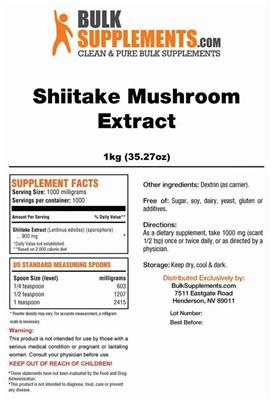 Shiitake Mushroom Extract