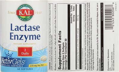 Lactase Enzyme 250 mg