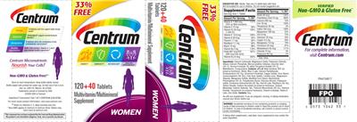Photo of the Centrum Centrum Women label