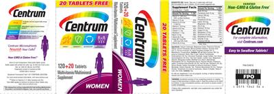 Photo of the Centrum Centrum Women label