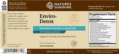 Label of Enviro-Detox