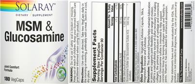 MSM & Glucosamine
