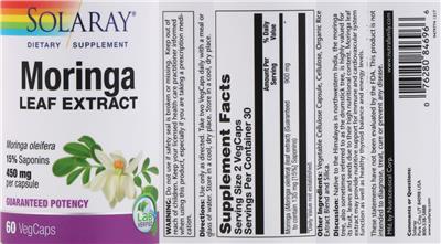 Moringa Leaf Extract 450 mg
