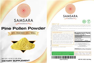 Pine Pollen Powder 99% Cracked Cell Wall