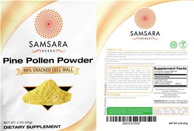 Pine Pollen Powder 99% Cracked Cell Wall