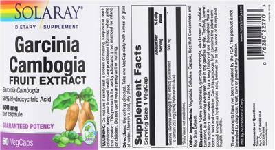 Garcinia Cambogia Fruit Extract 500 mg