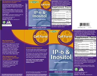 Photo of the Nature's Way Cell Forte IP-6 & Inositol label