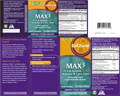 Cell Forte Max3 IP-6 & Inositol With Maitake & Cat's Claw