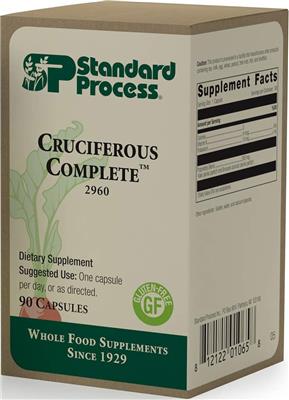Photo of the SP Standard Process Cruciferous Complete label