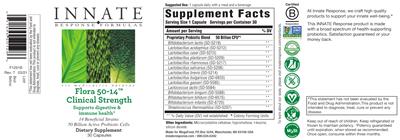 Label of Flora 50-14 Clinical Strength