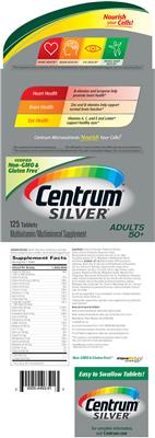 Photo of the Centrum Centrum Silver Adults 50+ label