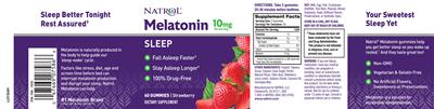 Melatonin 10 mg Strawberry