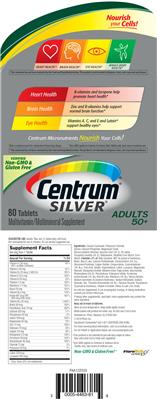 Photo of the Centrum Centrum Silver Adults 50+ label