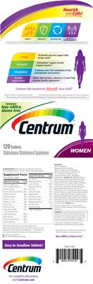 Photo of the Centrum Centrum Women label