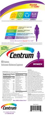 Photo of the Centrum Centrum Women label