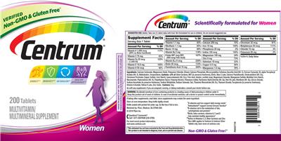 Photo of the Centrum Centrum Women label