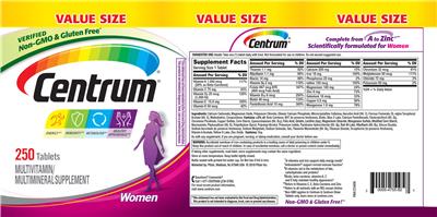 Product label image for Centrum Women