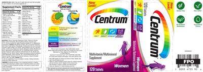Photo of the Centrum Centrum Women label