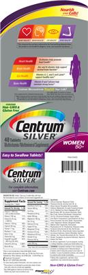 Photo of the Centrum Centrum Silver Women 50+ label
