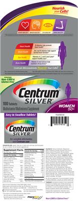 Photo of the Centrum Centrum Silver Women 50+ label
