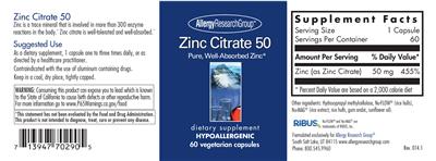 Zinc Citrate 50