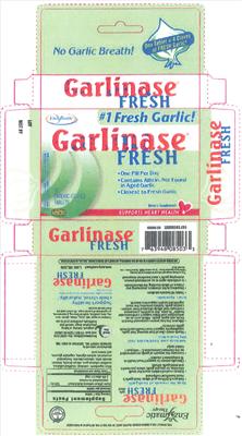 Photo of the Enzymatic Therapy Garlinase Fresh label