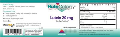 Lutein 20 mg