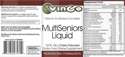 MultiSeniors Liquid Cherry Flavored