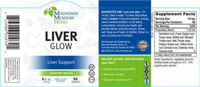 Photo of the Mountain Meadow Herbs Liver Glow label