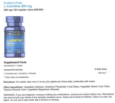L-Carnitine 500 mg
