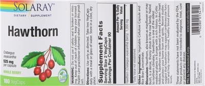 Hawthorn 525 mg