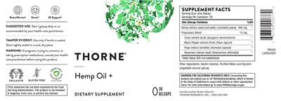 Hemp Oil +