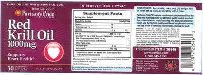 Red Krill Oil 1000 mg