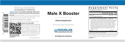 Photo of the Douglas Laboratories Male X Booster label