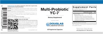 Label of Multi-Probiotic YC-7