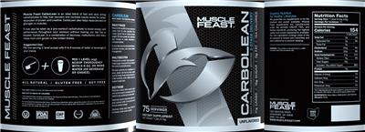Photo of the Muscle Feast CarboLean Unflavored label