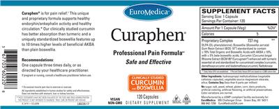 Photo of the EuroMedica Curaphen label