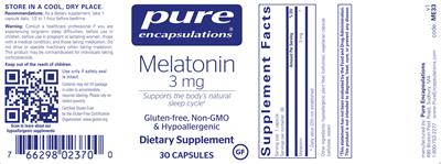 Melatonin 3 mg