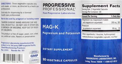 Photo of the Progressive Professional from Progressive Laboratories Mag-K label