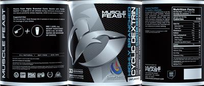 Photo of the Muscle Feast Highly Branched Cyclic Dextrin Cluster Dextrin Unflavored label