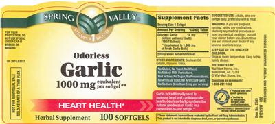 Odorless Garlic 1000 mg