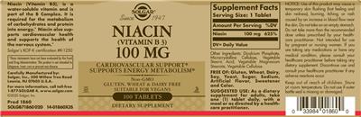 Niacin (Vitamin B3) 100 mg