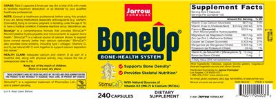 Photo of the Jarrow Formulas BoneUp label